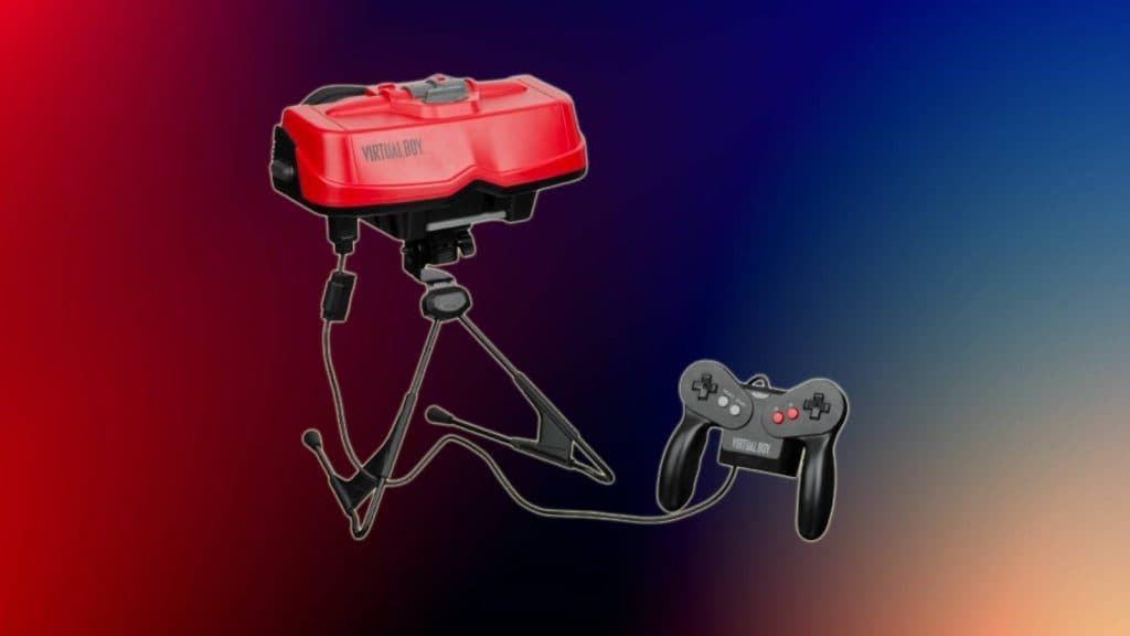 Virtual Boy and controller