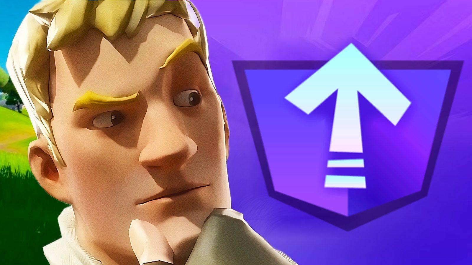 Fortnite player getting XP and leveling up fast.