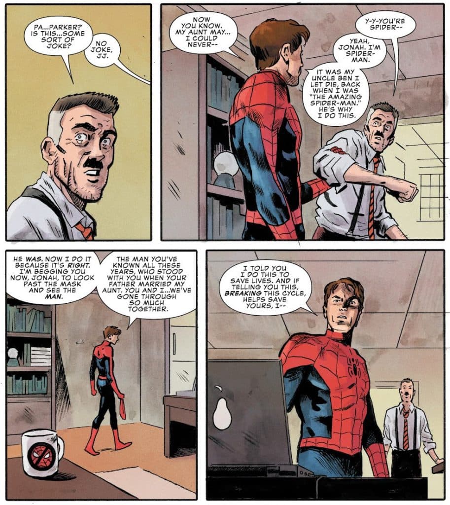 Spider-Man unmasks to Jonah