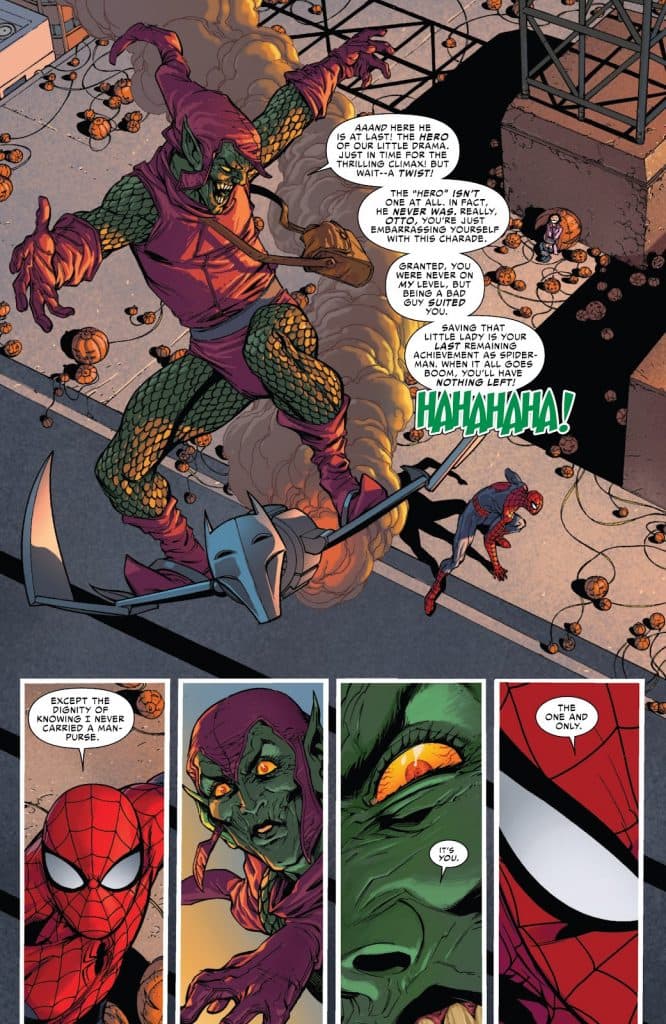 Peter returns Superior Spider-Man