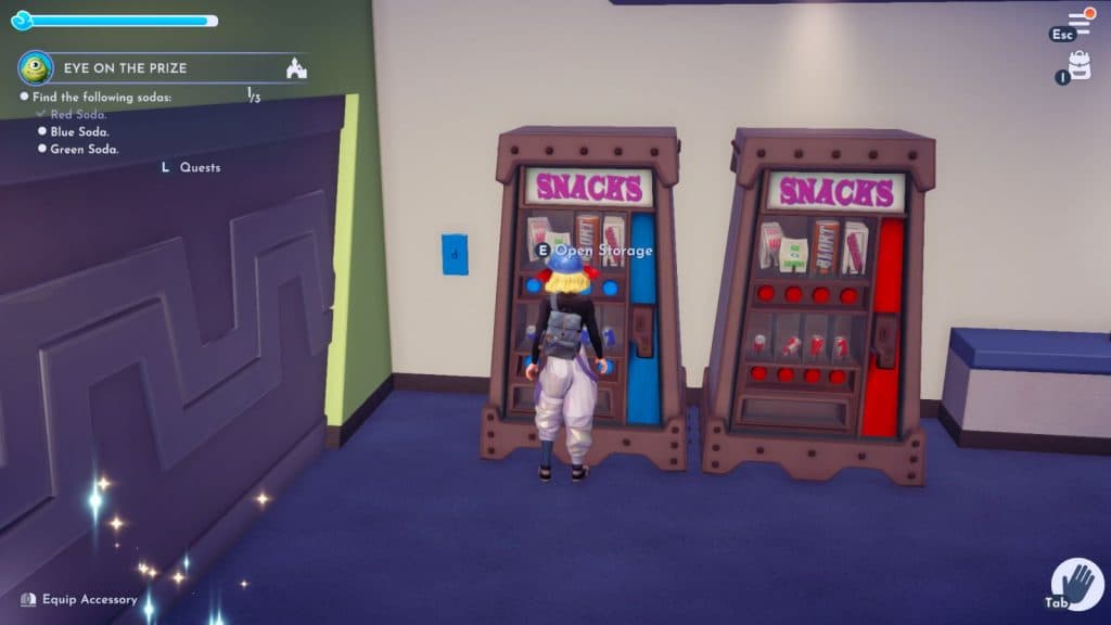 Dreamlight Valley's vending machine in Laugh Floor