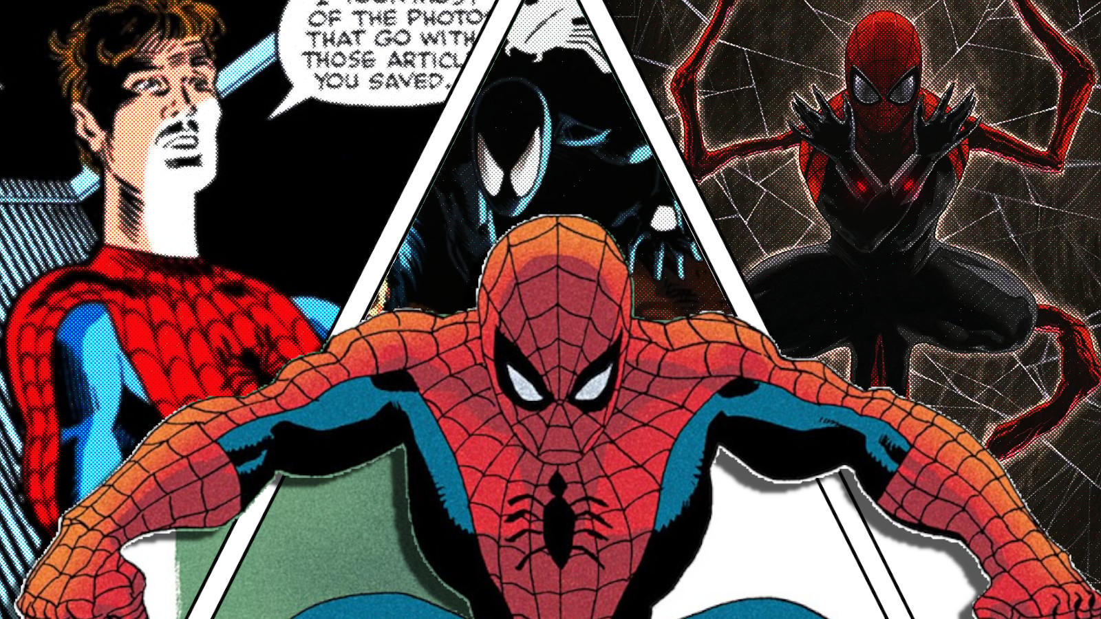Spider-Man throughout the years in Marvel Comics