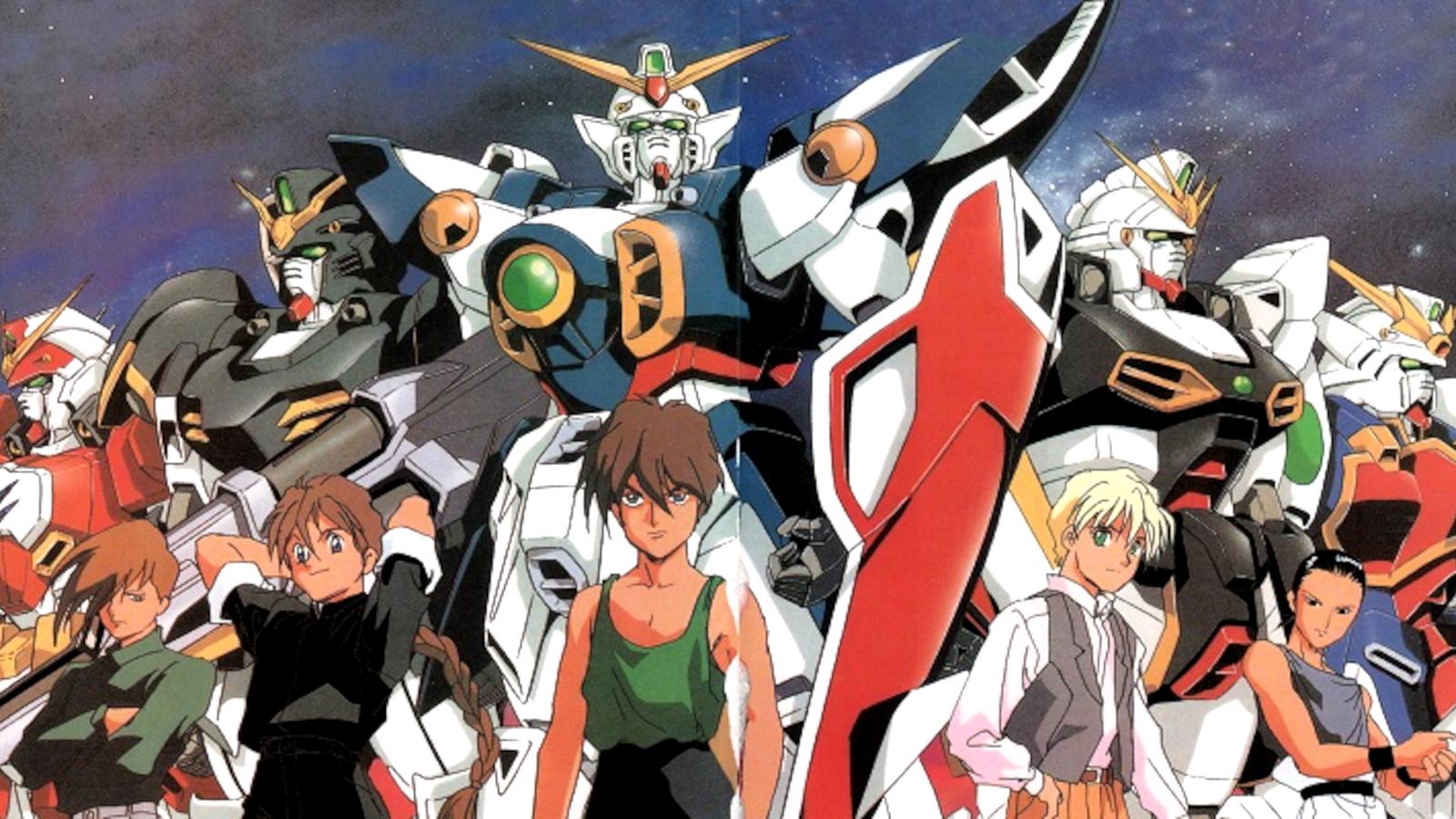 The main heroes of Gundam Wing