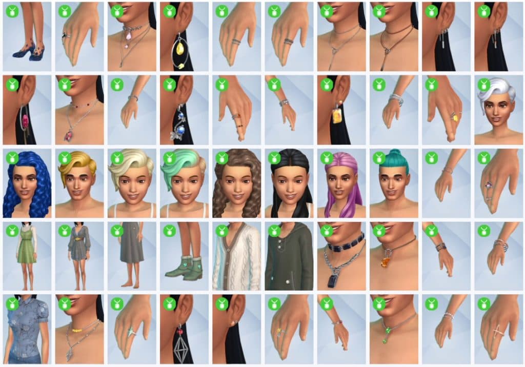 sims 4 crystal creations stuff pack cas mode items