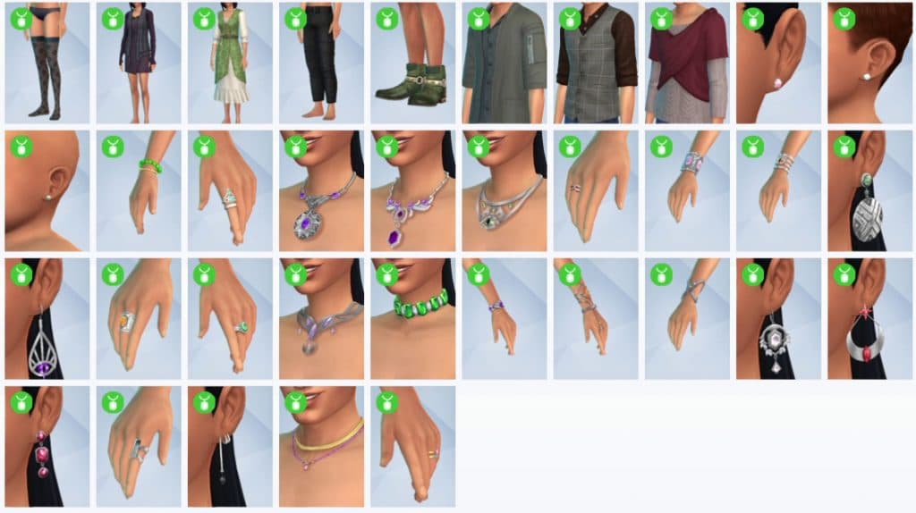 sims 4 crystal creations stuff pack cas mode items