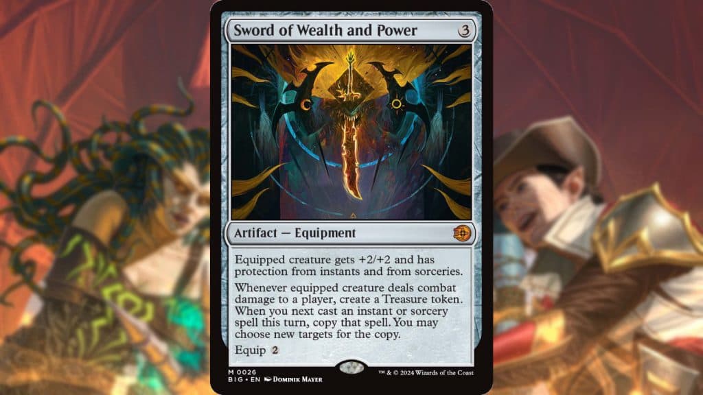 MTG Sword of Wealth and Power