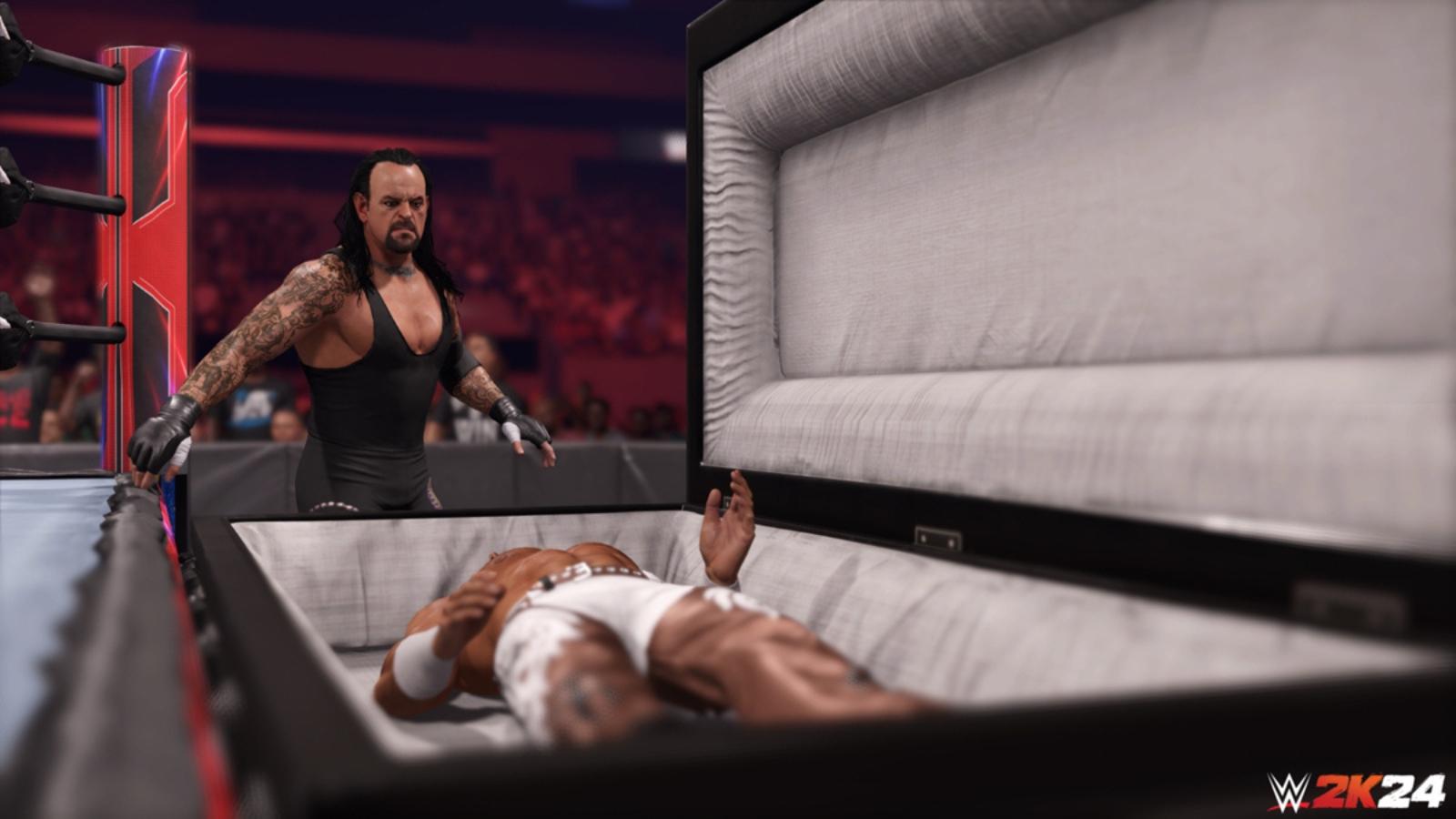 WWE 2K24 Coffin Match