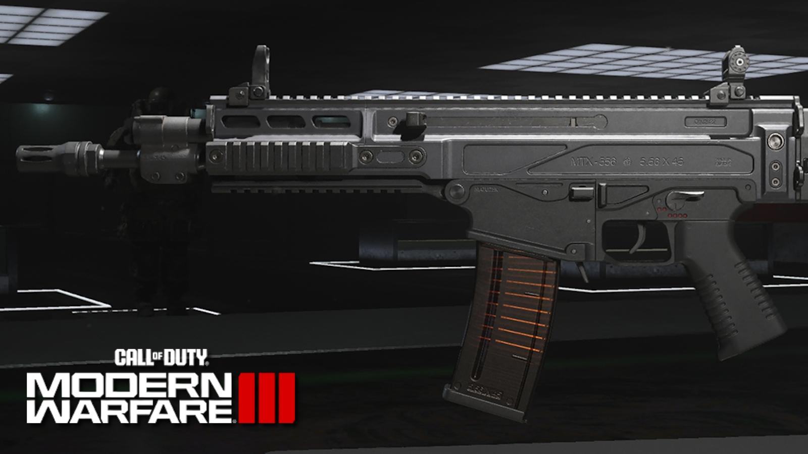 MTZ-556 assault rifle in Modern Warfare 3.