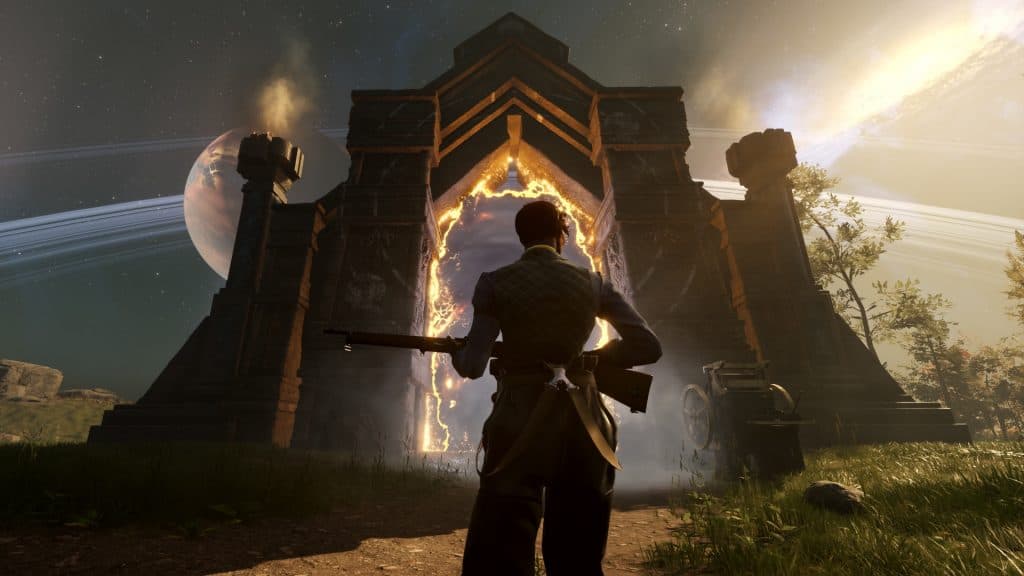 A screenshot from the game Nightingale
