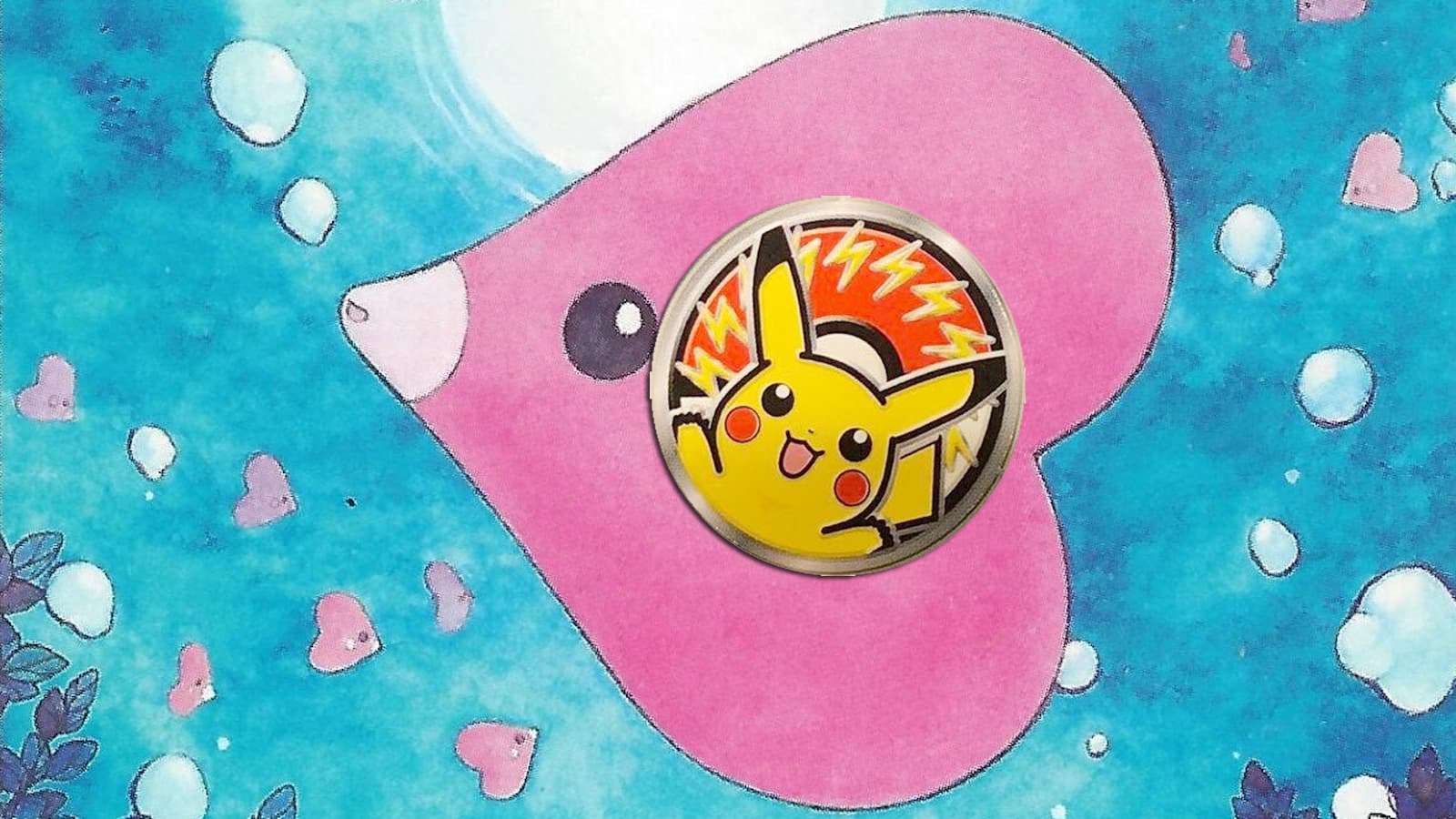 Pokemon Trading Card game Luvdisc coin