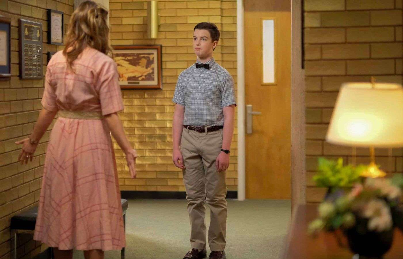 Mary and Sheldon Cooper in Young Sheldon