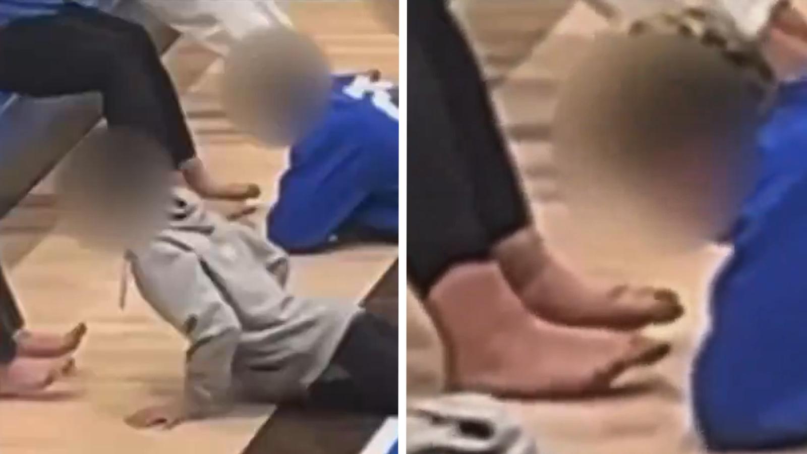 School responds after video of students licking toes for fundraiser goes viral