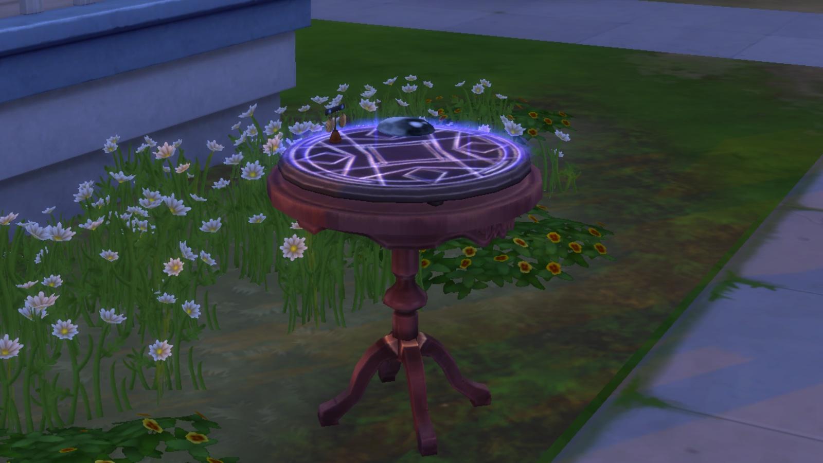 A screenshot of how to charge Crystals in The SIms 4.