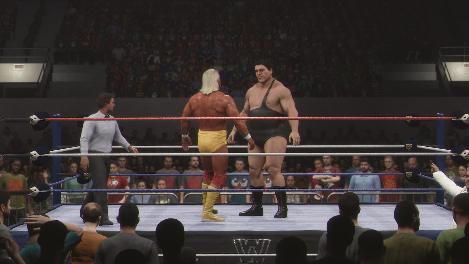 Andre and Hogan in WWE 2K24