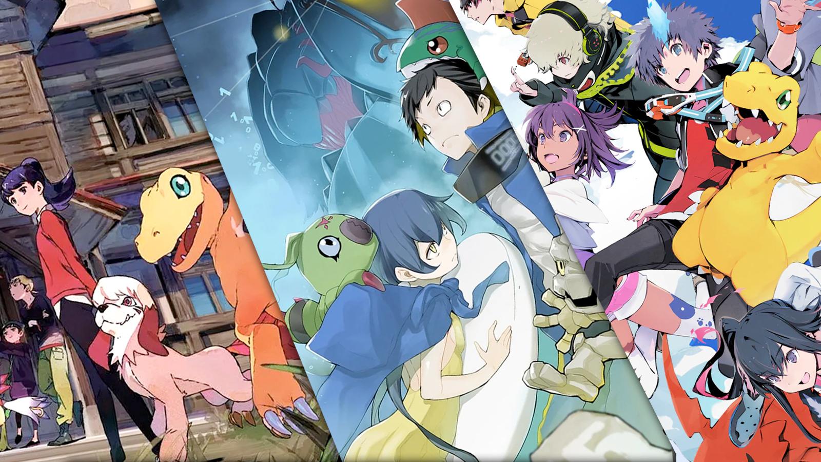 digimon artwork from cyber sleuth, next order & survive