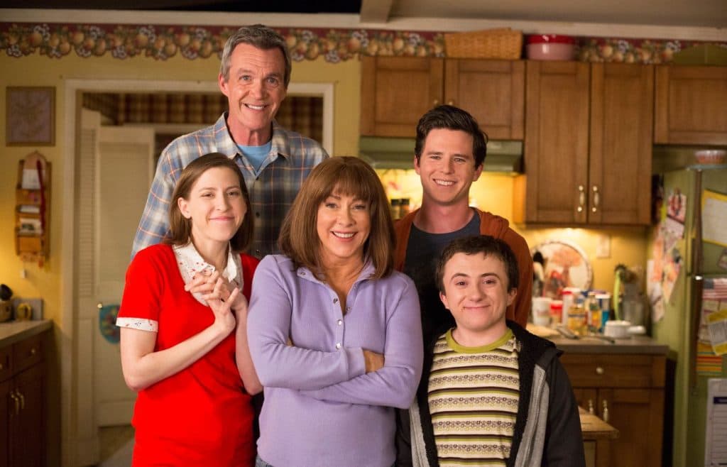 The cast of ABC sitcome The Middle.