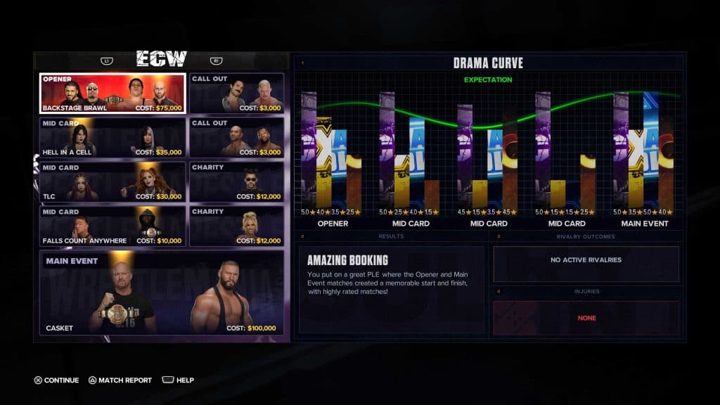 WWE 2K24 GM Mode