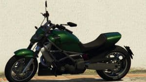 An image of the Diabolus bike in GTA Online. 