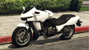 An image of the Dinka Thrust bike in GTA Online. 