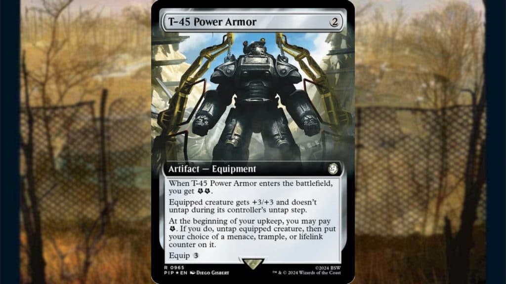 MTG Fallout Power Armor