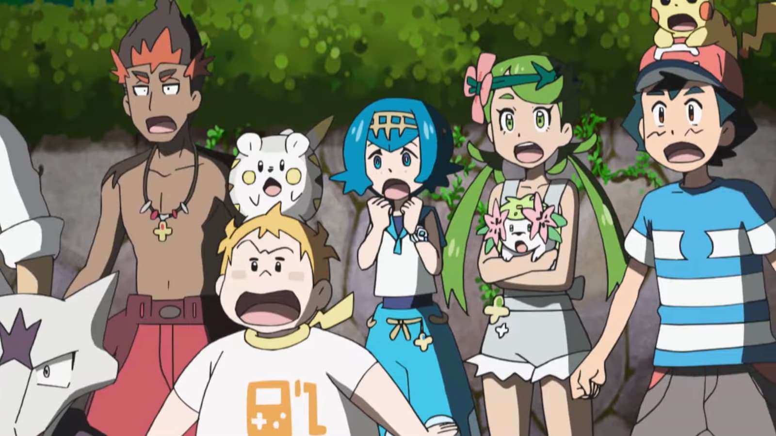 Ash shocked in Pokemon Sun & Moon anime