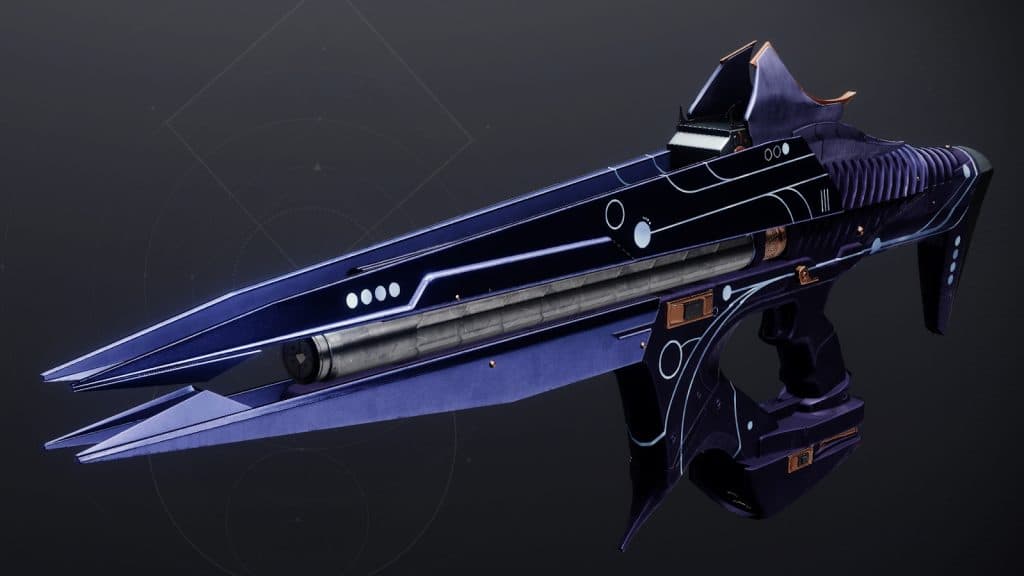 Doomed Petitioner linear fusion rifle in Destiny 2.