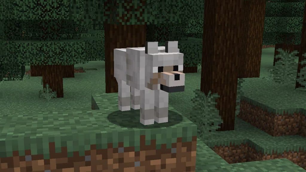 Minecraft pale wolf