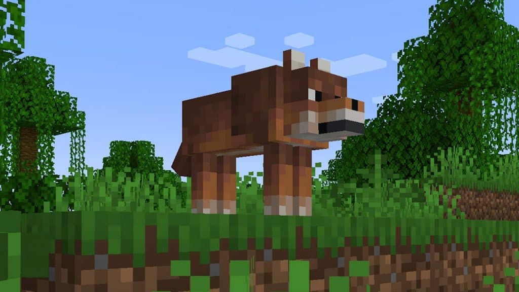 Minecraft rusty wolf