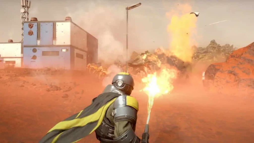 helldivers 2 flamethrower