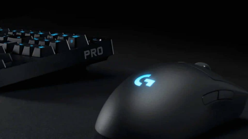 Image of the Logitech G Pro Wireless Gaming Mouse & G PRO Mechanical Gaming Keyboard.