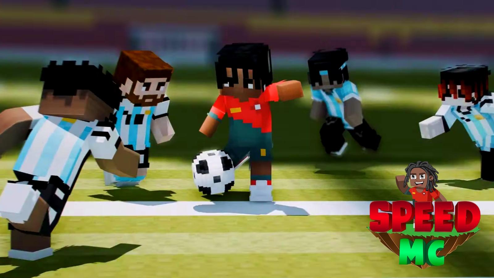 IShowSpeed Minecraft Server Football gameplay