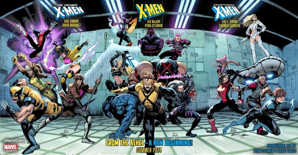 X-Men: From The Ashes key art