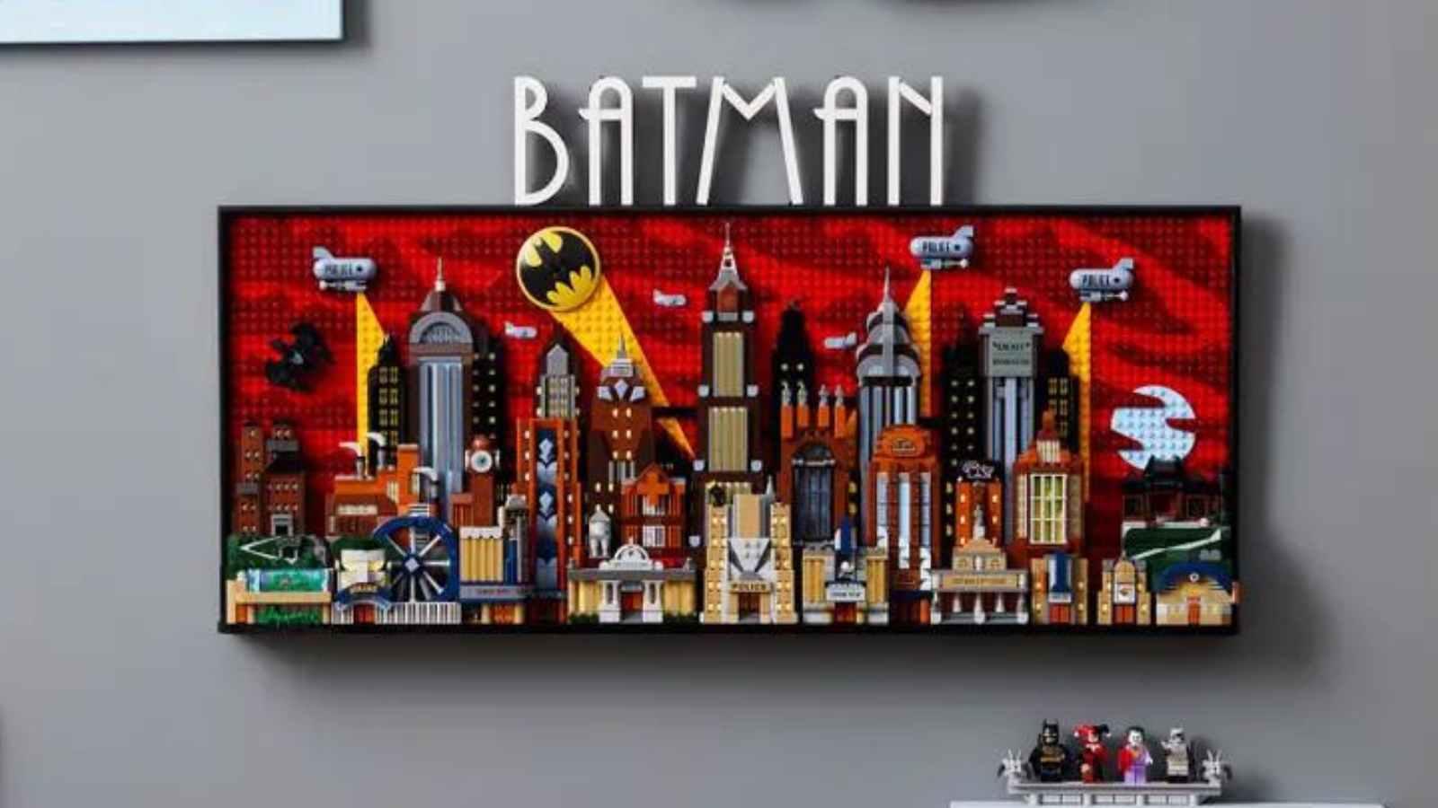 The LEGO DC Batman Gotham City on display