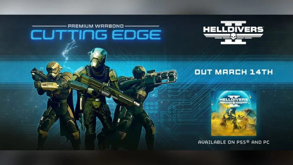 Helldivers 2 Cutting Edge Warbond Armor Sets