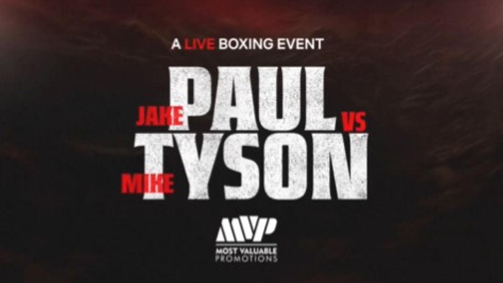 Jake Paul will fight Mike Tyson