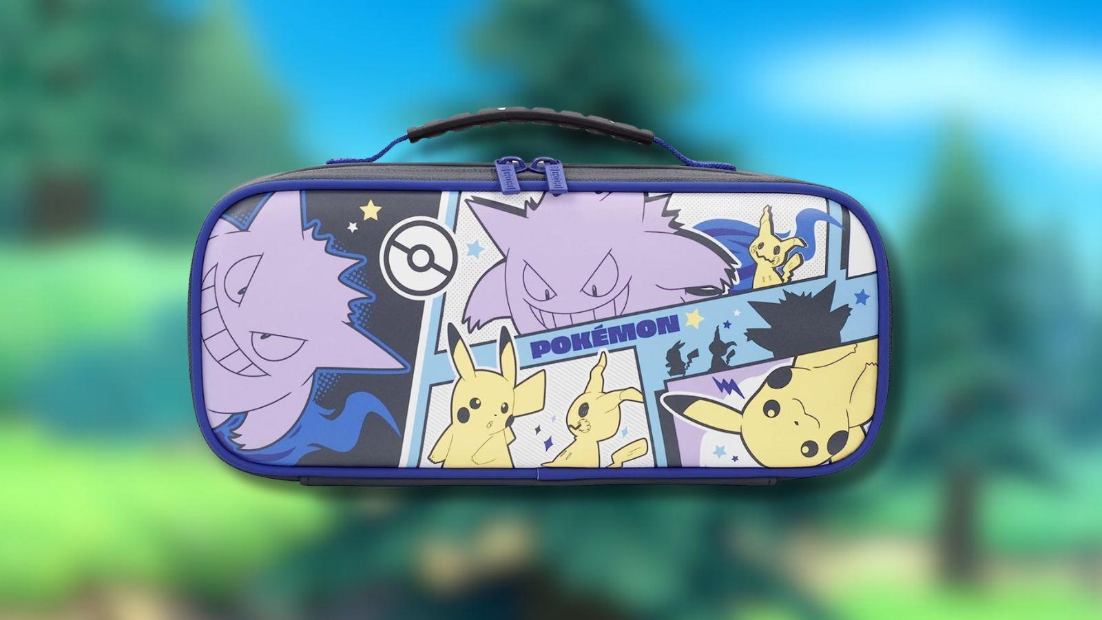 Pokemon Switch case with SV background.