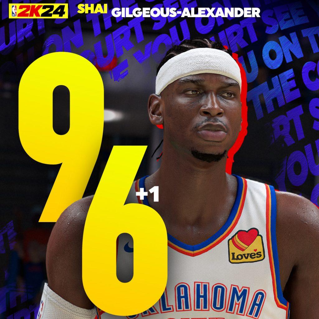 Shai Gilgeous-Alexander in NBA 2K24