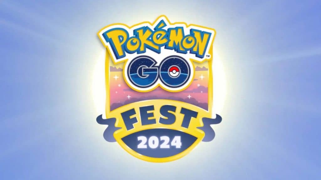A logo reads in text "Pokemon Go Fest 2024"