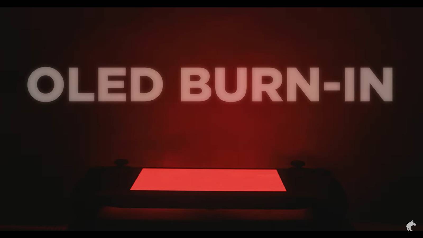 Steam Deck OLED burn-in test