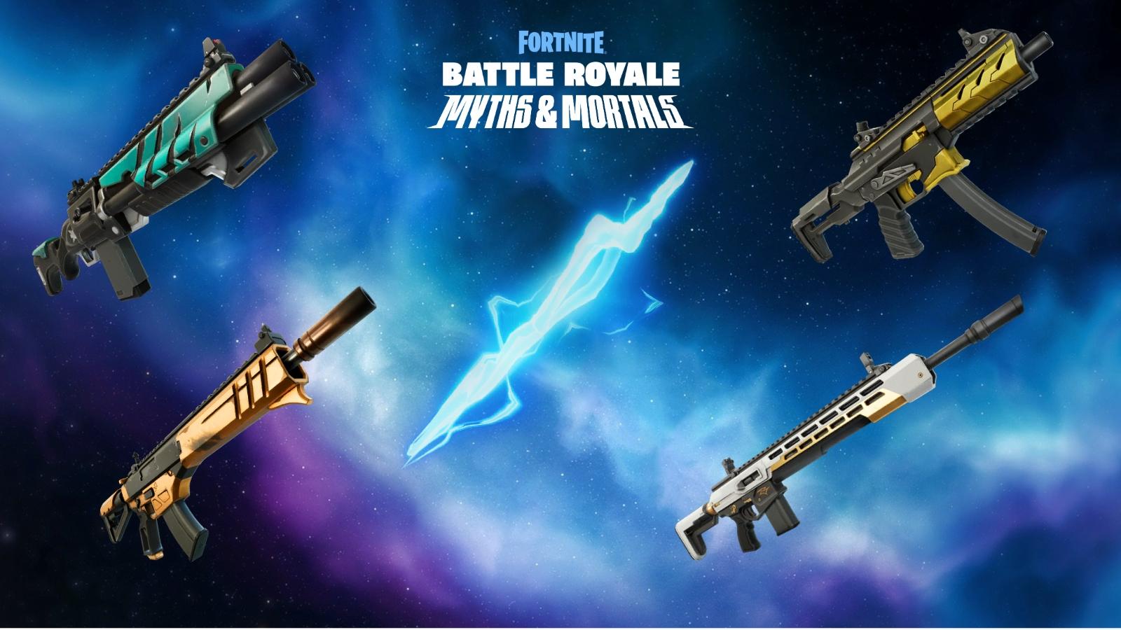 Fortnite Chapter 5 Season 2 Mythic weapons