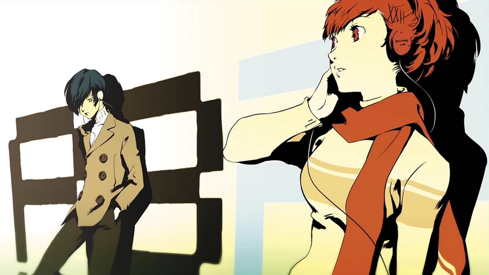 The male and female protagonists from Persona 3