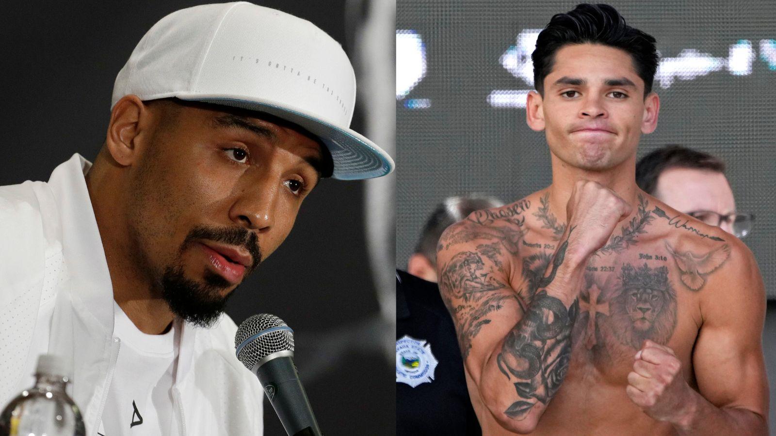 Andre Ward (left) and Ryan Garcia (right).