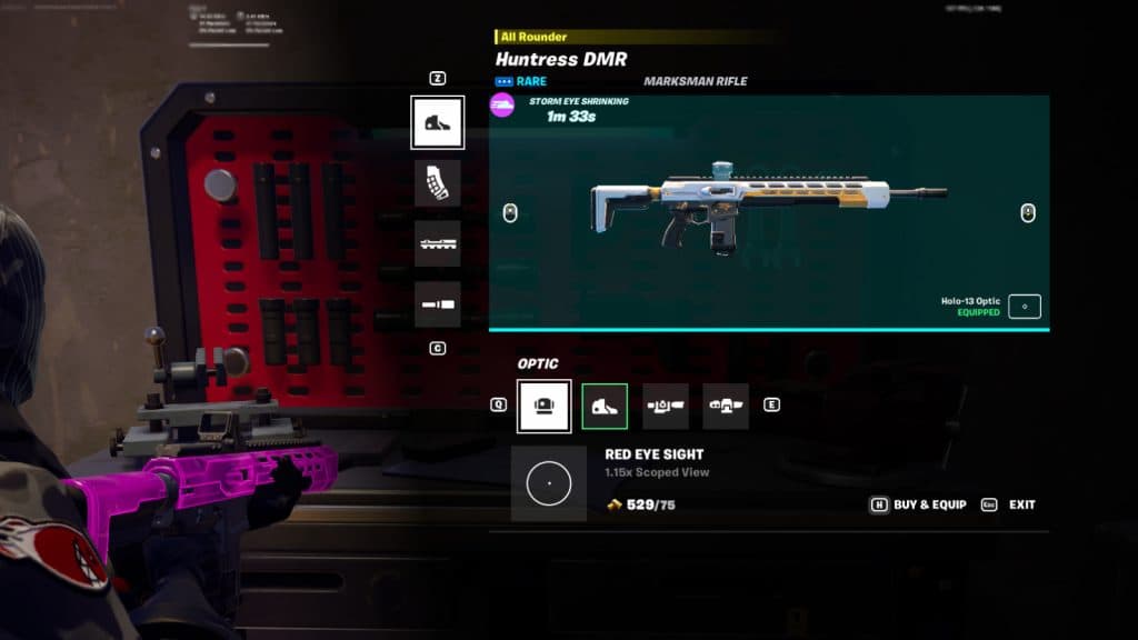 Fortnite Weapon Mod Bench in Chapter 5 Season 3.