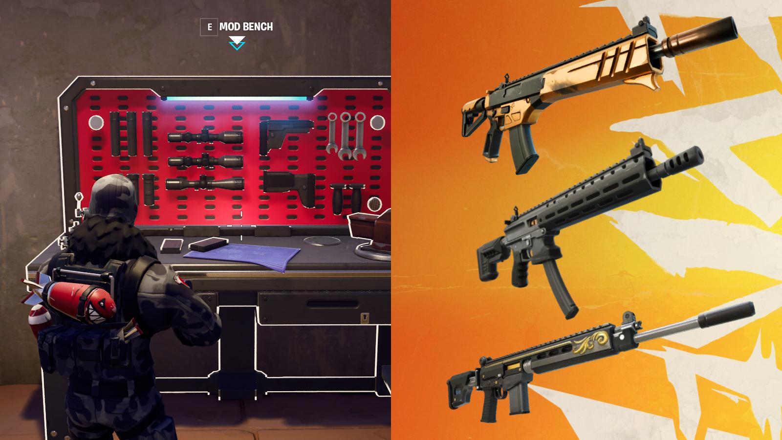Fortnite Weapon Mods for Assault Rifles in Chapter 5 Season 3.