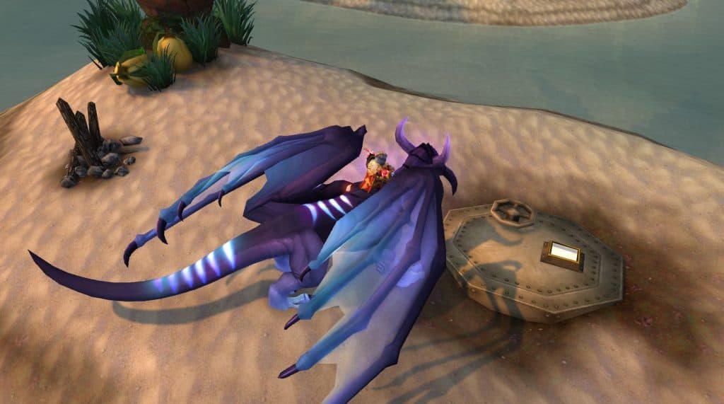 The Lost island Easter egg in WoW