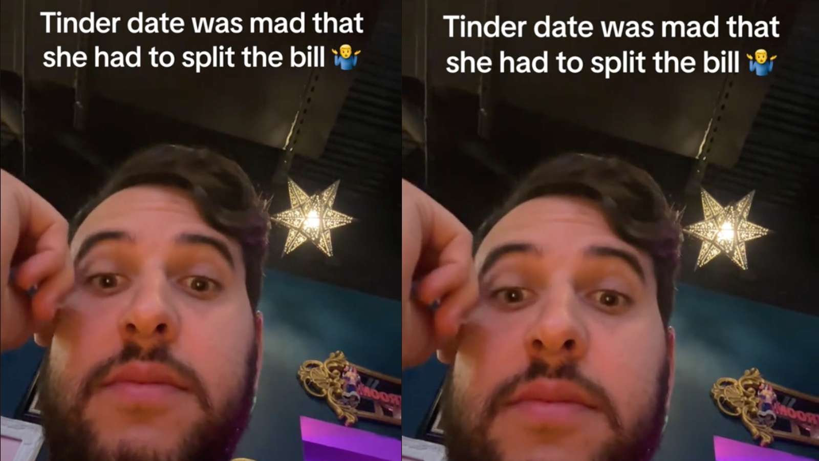 Man says his date won't split bill