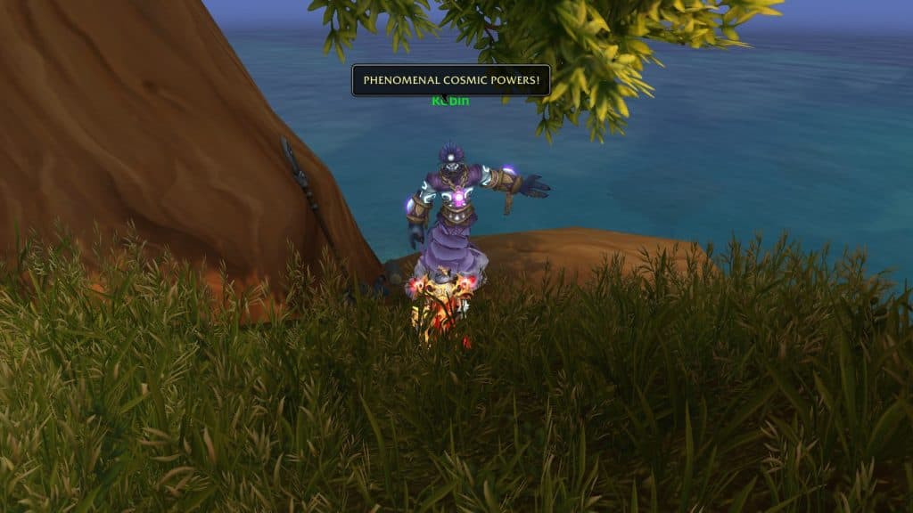 Robin Williams Easter egg as the genie in WoW 