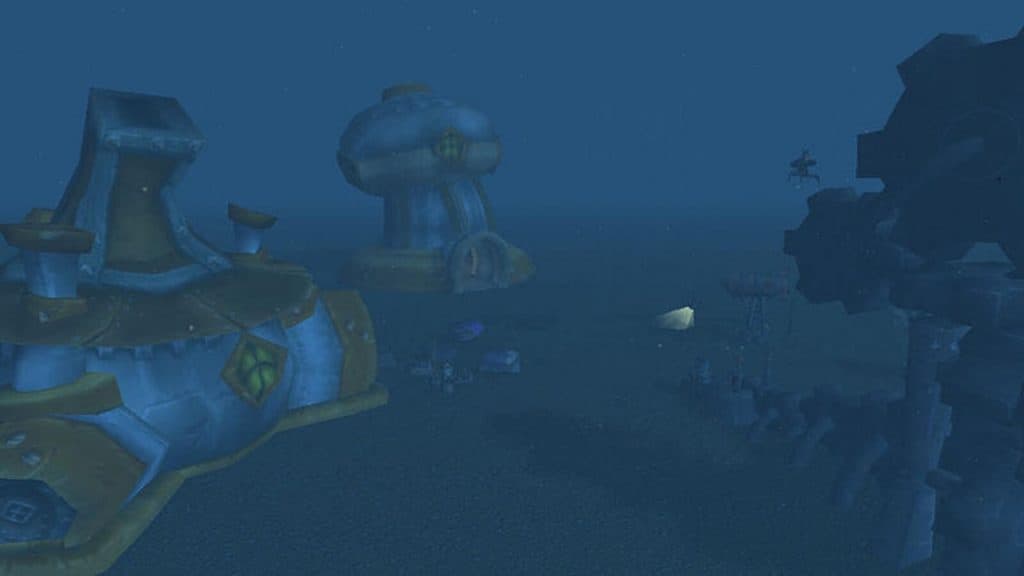 The sunken Gnome city Easter egg in WoW