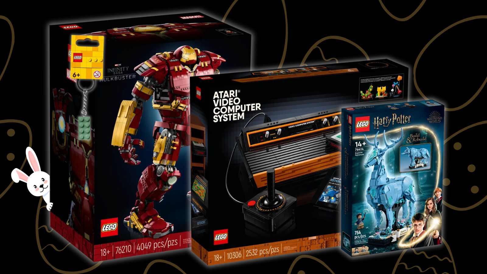 Three of the LEGO sets discounted at LEGO's Easter sale.
