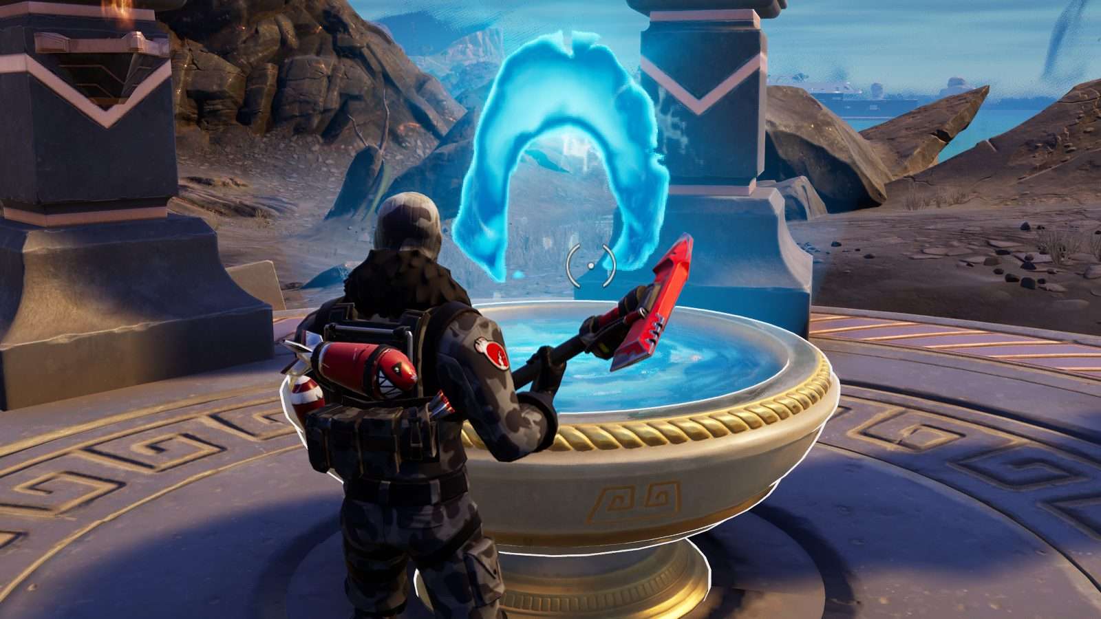 Fortnite Scrying Pool location at The Underworld POI.